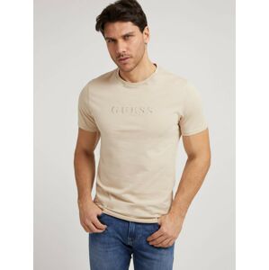 Guess pánské krémové tričko - XL (NMD)